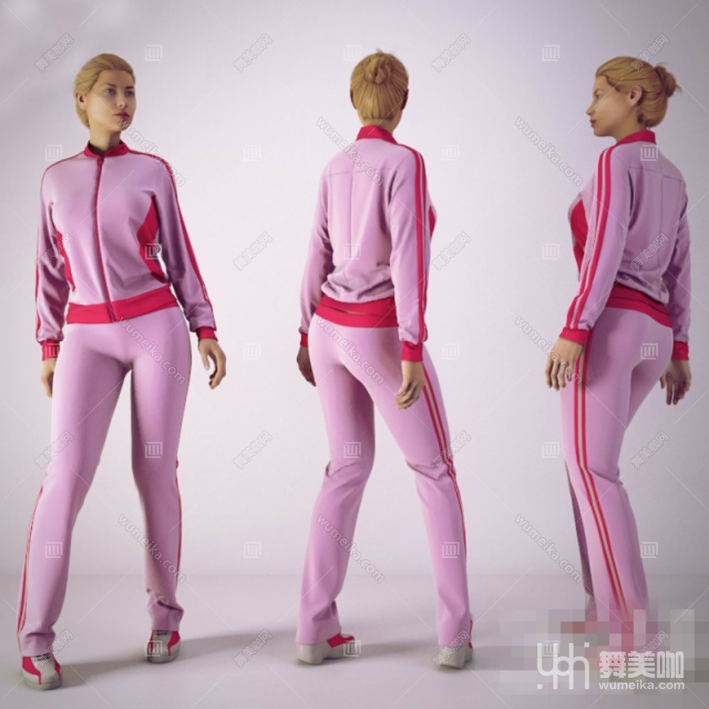 服装模特3d模型【舞美咖】-1